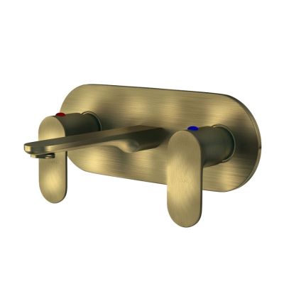 Jaquar Opal Prime Two Concealed Stop Cocks with Basin Spout Antique Bronze Finish - OPP-ABR-15433PM