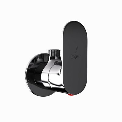 Jaquar Opal Prime Angle Valve with Wall Flange Black Chrome Finish - OPP-BCH-15053PM