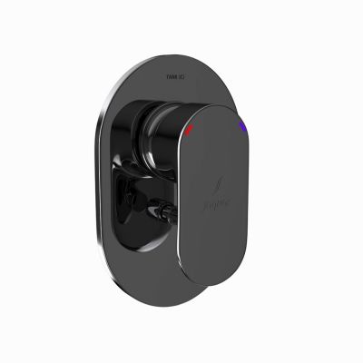 Jaquar Opal Prime Single Lever 3-Inlet Diverter Exposed Parts Kit Black Chrome Finish - OPP-BCH-15193PM