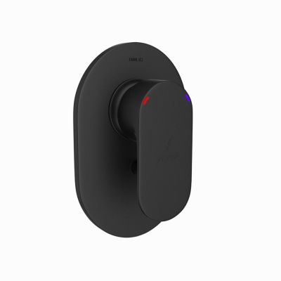 Jaquar Opal Prime Single Lever 3-Inlet Diverter Exposed Parts Kit Black Matt Finish - OPP-BLM-15193PM