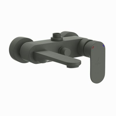 Jaquar Opal Prime Single Lever Bath & Shower Mixer Graphite Finish - OPP-GRF-15115PM