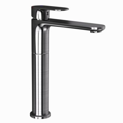 Jaquar Opal Prime Single Lever High Neck Basin Mixer Stainless Steel Finish - OPP-SSF-15005BPM