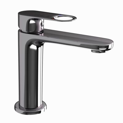 Jaquar Ornamix Prime Single Lever Basin Mixer Black Chrome Finish - ORP-BCH-10011BPM