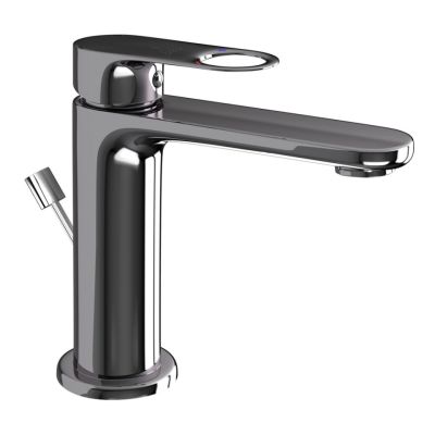 Jaquar Ornamix Prime Single Lever Basin Mixer with Popup waste Black Chrome Finish - ORP-BCH-10051BPM