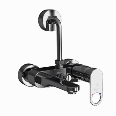 Jaquar Ornamix Prime Single Lever Wall Mixer Black Chrome Finish - ORP-BCH-10117PM