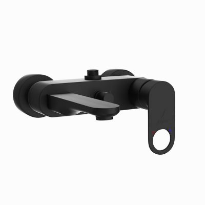 Jaquar Ornamix Prime Single Lever Wall Mixer Black Matt Finish - ORP-BLM-10115PM