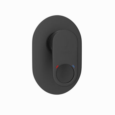 Jaquar Ornamix Prime Single Lever Exposed Parts Kit of Deusch Mixer Black Matt Finish - ORP-BLM-10227KPM