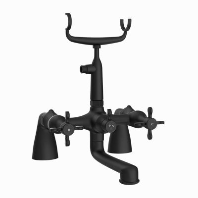 Jaquar Queens Prime Bath Tub Mixer Black Matt Finish - QQP-BLM-7271PM