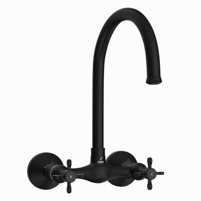 Jaquar Queens Prime Sink Mixer with Regular Swinging Spout Black Matt Finish - QQP-BLM-7309PM