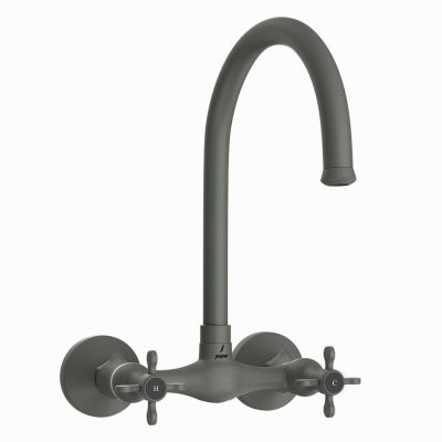 Jaquar Queens Prime Sink Mixer with Regular Swinging Spout Graphite Finish - QQP-GRF-7309PM