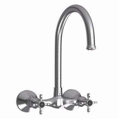 Jaquar Queens Prime Sink Mixer with Regular Swinging Spout Stainless Steel Finish - QQP-SSF-7309PM