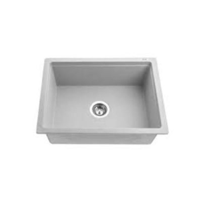 Jayna Jio Quartz Single Bowl Kitchen Sink Jio 2118 Mocha Brown