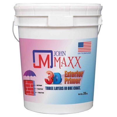 JohnMaxx 3D Exterior Primer-1L-White-JM-3DEP