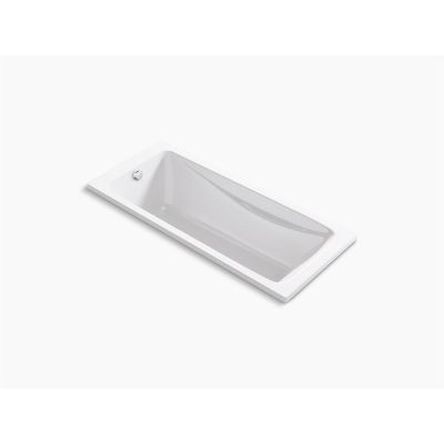 Kohler Reach Drop-in White Acrylic Bathtub 1700mm K-15848T-0