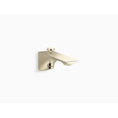 Kohler ModrenLife Edge French Gold Finish Bath Spout without Diverter K-25765IN-AF