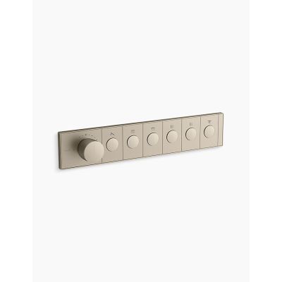 Kohler Anthem Rose Gold Finish Recessed Mechanical 6 Outlet Trim Thermostatic Controller K-26350IN-9-BV