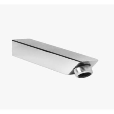 Kerovit Stainless Steel Finish 9Inch Wall Mounted Shower Arm with 45 Degree Angle KA960001