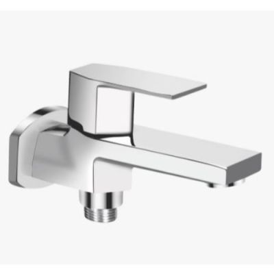 Kerovit Qua Chrome Finish 2 Way Bib Cock with Wall Flange KB1011005