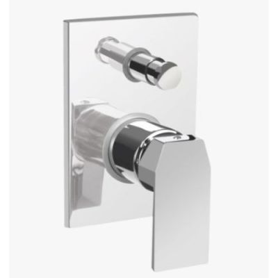 Kerovit Qua Chrome Finish Single Lever 2 Inlet Concealed Bath &
Shower Mixer Trim Divertor KB1011014