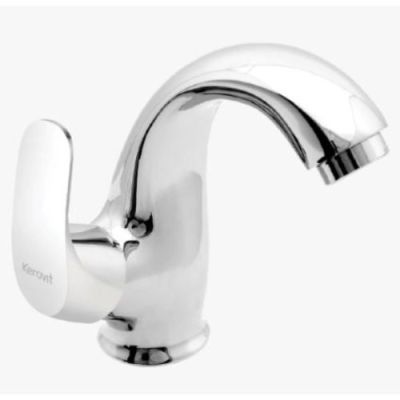 Kerovit Edge Chrome Finish Deck Mounted Swan
Neck Cock with Lever
Operating Handle KB1211029