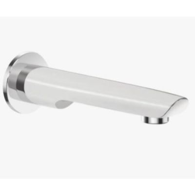Kerovit Slope Chrome Finish Bath Tub Spout with Wall Flange KB1311016
