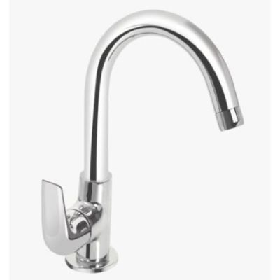 Kerovit Slope Chrome Finish Deck Mounted Sink Cock
with Swivel Spout KB1311028