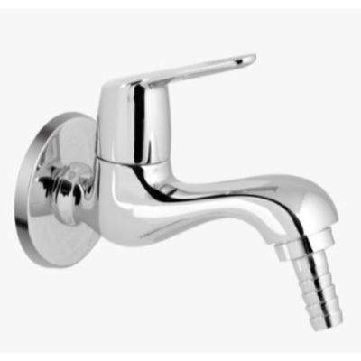 Kerovit Joy Chrome Finish Bib Cock with Nozzle
& Wall Flange KB1511039