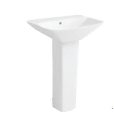 Kerovit Blanca S 355x350x285 mm Integrated Pedestal Basin KB5200-White