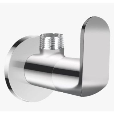 Kerovit Matrix Chrome Finish Angle Cock with Wall Flange KB811003