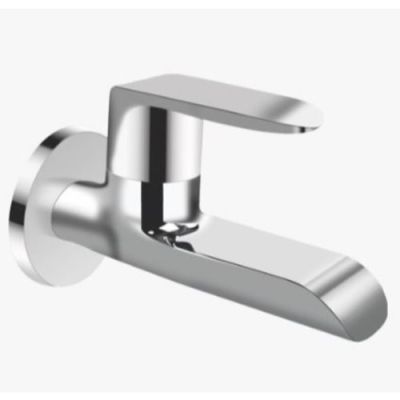 Kerovit Matrix Chrome Finish Bib Cock with Wall Flange KB811004