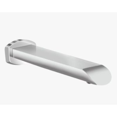 Kerovit Matrix Chrome Finish Bath Tub Spout with Wall Flange KB811016