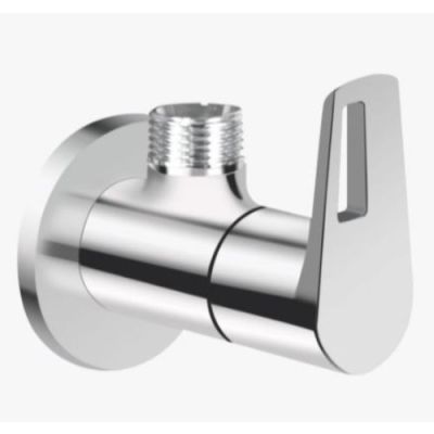Kerovit Chime Chrome Finish Angle Cock 
with Wall Flange KB911003