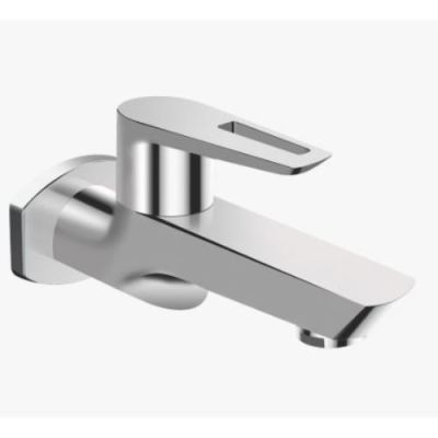 Kerovit Chime Chrome Finish Bib Cock with Wall Flange KB911004