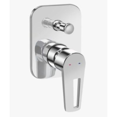 Kerovit Chime Chrome Finish Single Lever 3 Inlet Concealed Bath &
Shower Mixer Trims KB911036