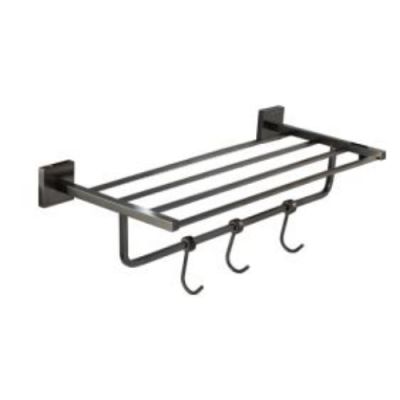 Kerovit Square Range Gunmetal Finish 24Inch Towel Rack Kerovit-KA990010-GM