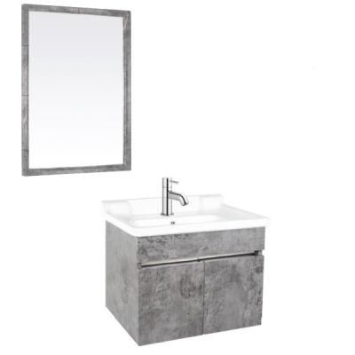 Kerovit Amber - Cario Griss Cabinet Vanity + Basin + Mirror KAJ0390