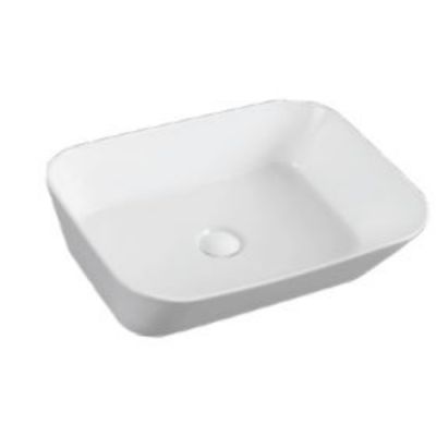 Kerovit Enver Glossy Gold & White Over Counter Wash Basin Kerovit-KAJ045-GR