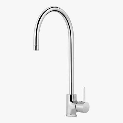 Kerovit Nucleus Chrome Finish Deck Mounted Sink Mixer With Swivel Spout- Single Lever KB111047