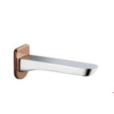 Kerovit Alana Chrome Rose Gold Finish Bath Spout Without Button Kerovit-KB2411016-CRG