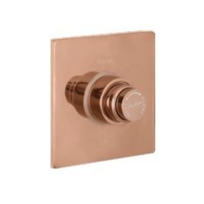 Kerovit Rose Gold Finish 40mm Concealed Dual Flush Valve With Round Flange Kerovit-KB400002S-RG