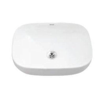Kerovit Yorkshire 460x345x130mm White Thin Rim Counter Top Wash Basin Kerovit-KS208W-WB