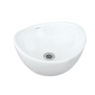 Kerovit Solace 415x345x170mm White Counter Top Wash Basin Kerovit-KO228-WB