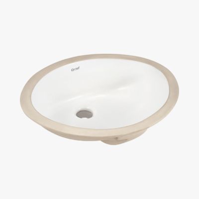 Kerovit Anne 550x450x190mm Under Counter Basin KO286W-White