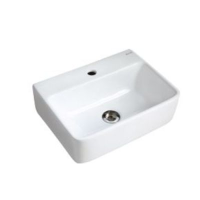 Kerovit Vintage 410x310x125mm White Counter Top Wash Basin Kerovit-KS295W-WB