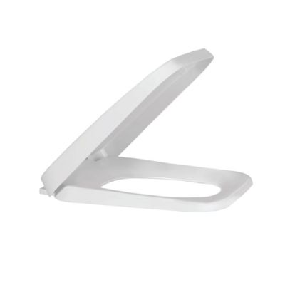 Kerovit 435X355mm PP Soft Close Square Seat Cover White KS054