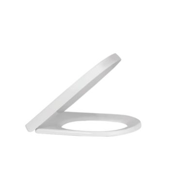 Kerovit 460X370mm PP Soft Close Round Seat Cover White KS115D