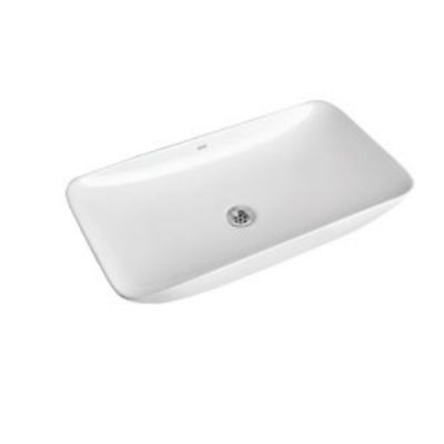 Kerovit Lagoon 720x400x130mm White Counter Top Wash Basin Kerovit-KS263-WB