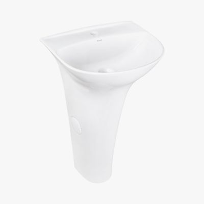 Kerovit Cressida 480x445x840mm Basin with Integerated Pedestal KS266-White