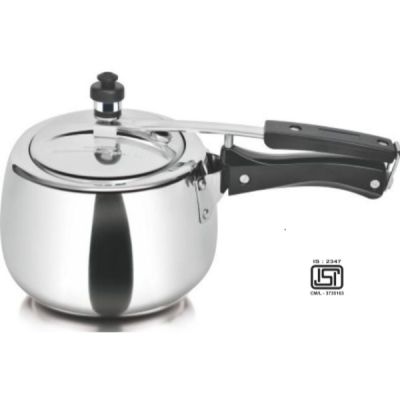 Kitchen Essentials Kalash White Aluminium Pressure Cooker Inner Lid Induction Friendly-3L-KAIB03-13