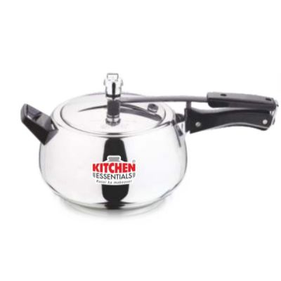 Kitchen Essentials Kalash Stainless Steel Induction Base Inner Lid Pressure Cooker-5L-KIBSS05-18